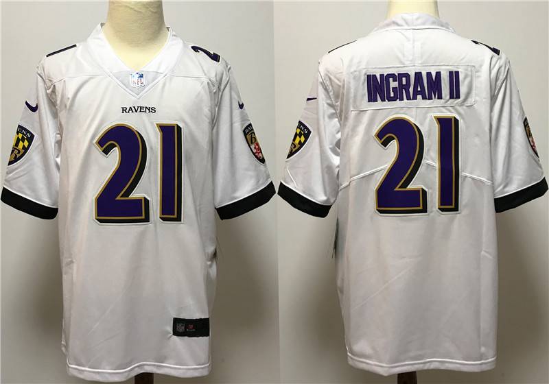 Baltimore Ravens White NFL Jersey