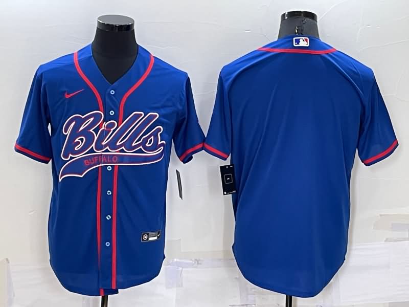 Buffalo Bills Blue MLB&NFL Jersey