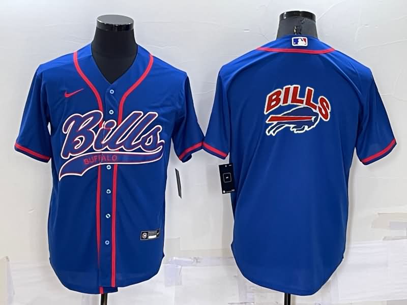 Buffalo Bills Blue MLB&NFL Jersey
