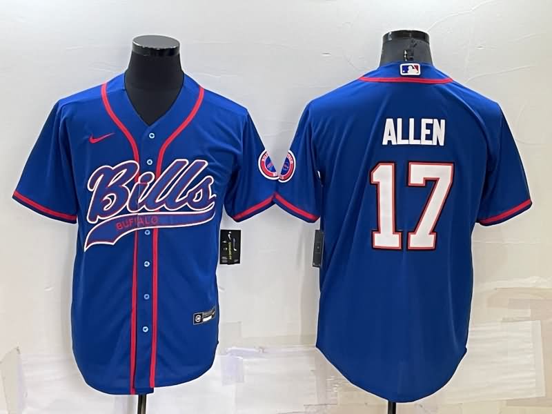 Buffalo Bills Blue MLB&NFL Jersey