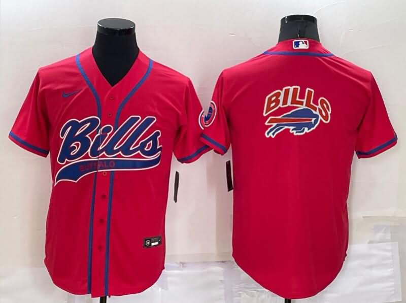 Buffalo Bills Red MLB&NFL Jersey
