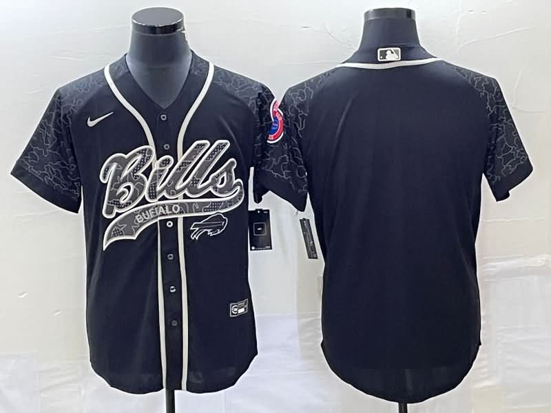 Buffalo Bills Black RFLCTV NFL Jersey