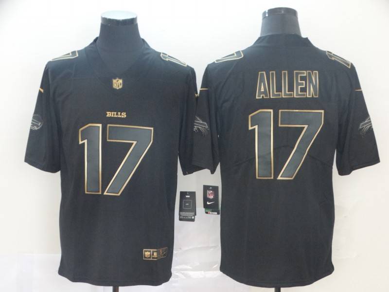 Buffalo Bills Black Gold Vapor Limited NFL Jersey