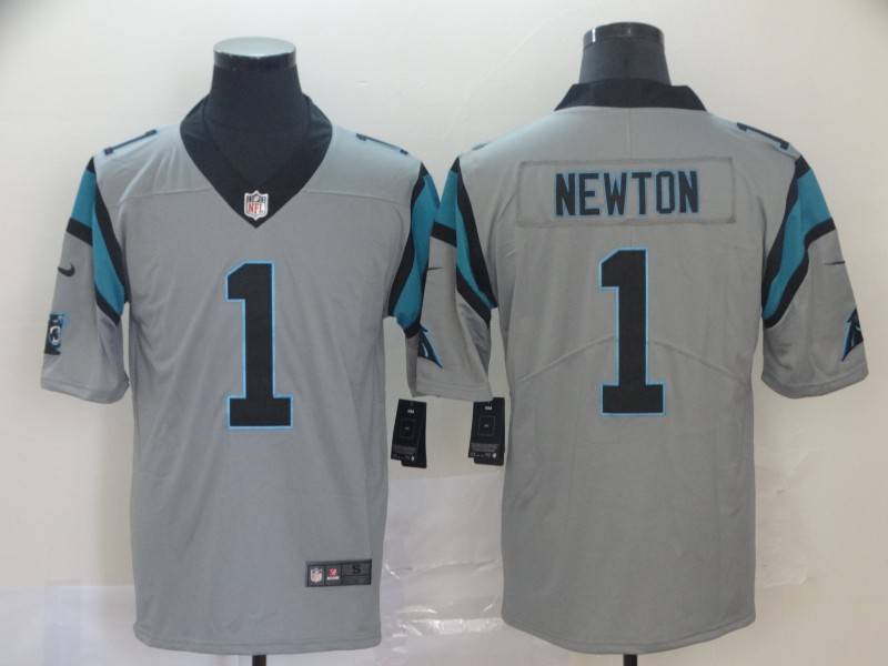 Carolina Panthers Grey Inverted Legend NFL Jersey