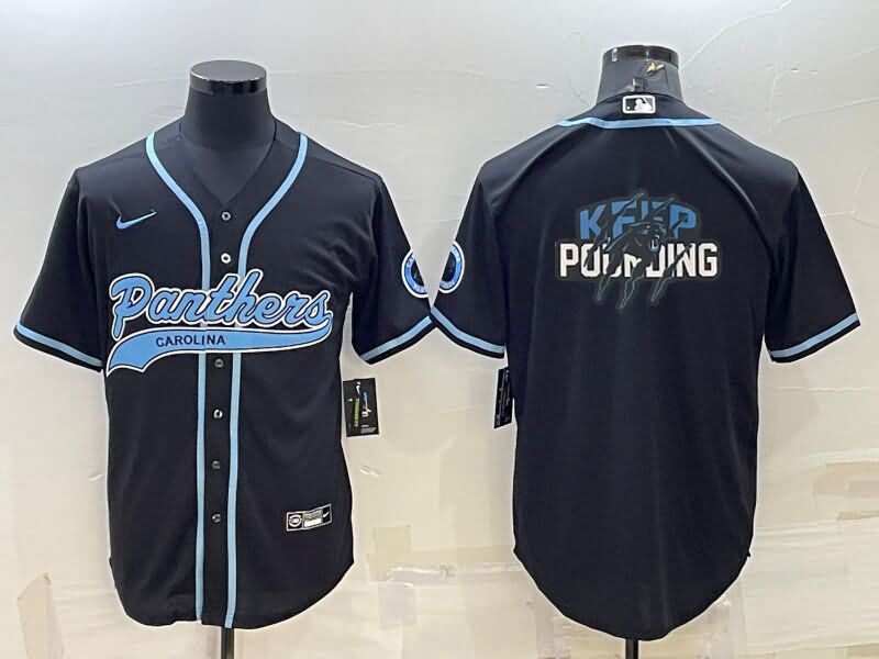 Carolina Panthers Black MLB&NFL Jersey