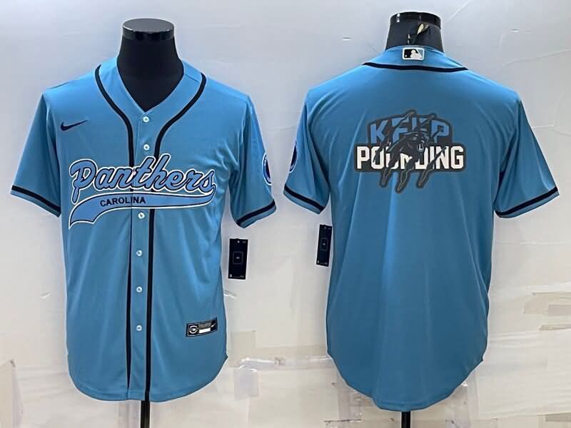 Carolina Panthers Blue MLB&NFL Jersey