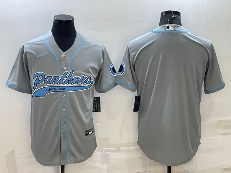 Carolina Panthers Grey MLB&NFL Jersey