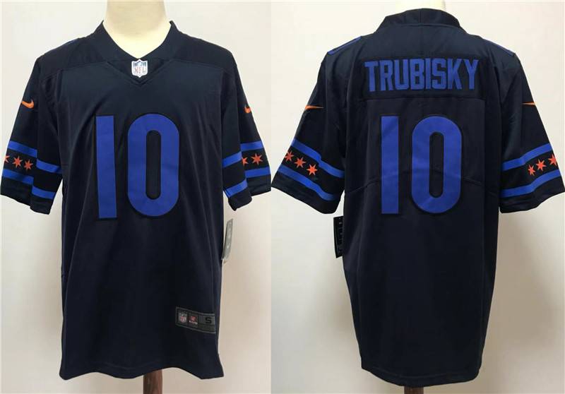 Chicago Bears Dark Blue NFL Jersey 02