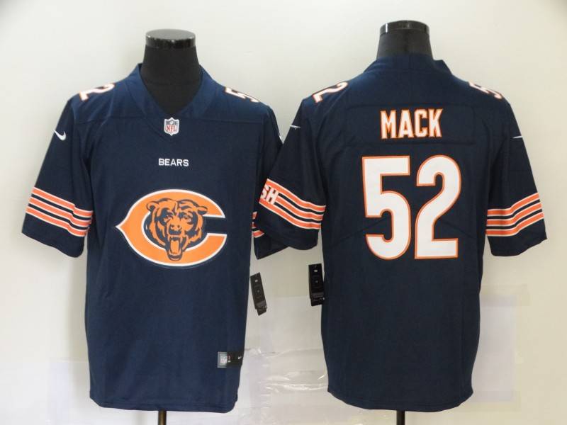 Chicago Bears Dark Blue Fashion NFL Jersey