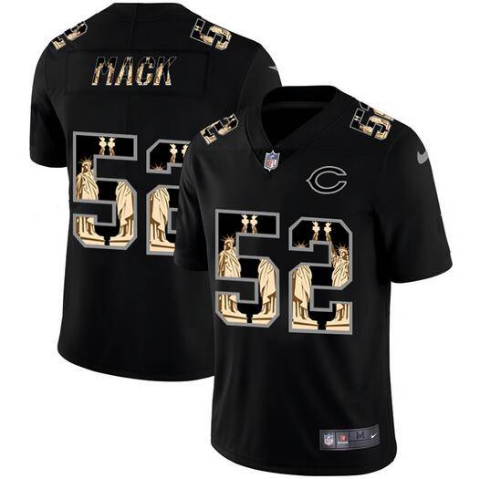 Chicago Bears Black Goddess Fashion NFL Jersey