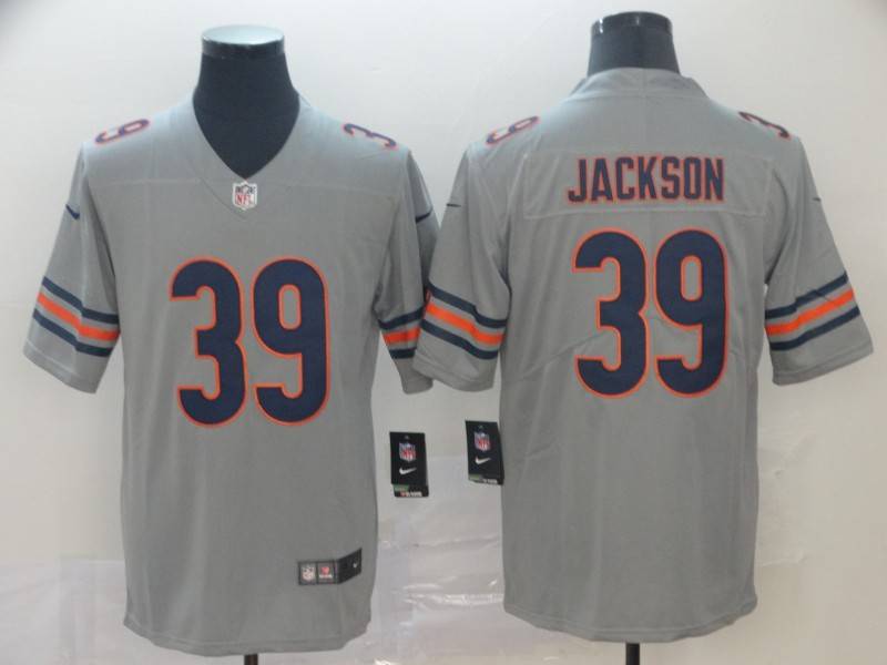 Chicago Bears Grey Inverted Legend NFL Jersey
