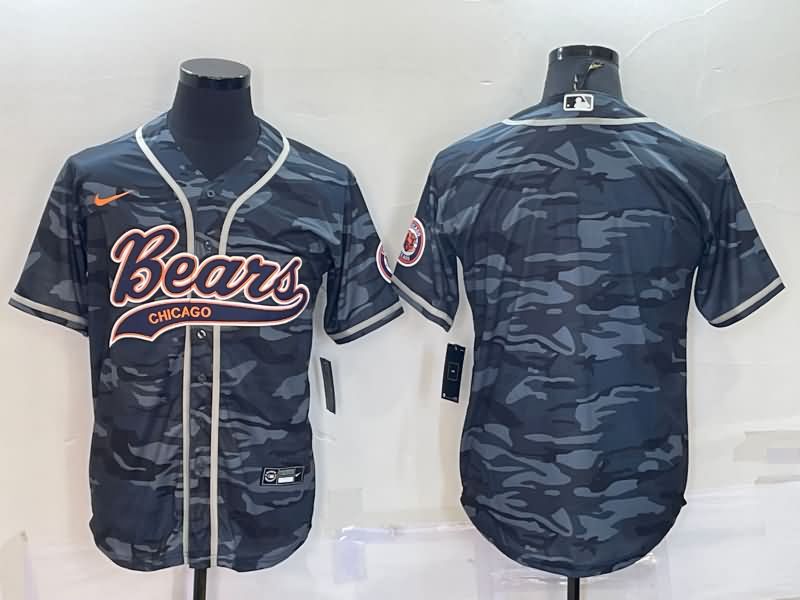 Chicago Bears Camouflage MLB&NFL Jersey 02