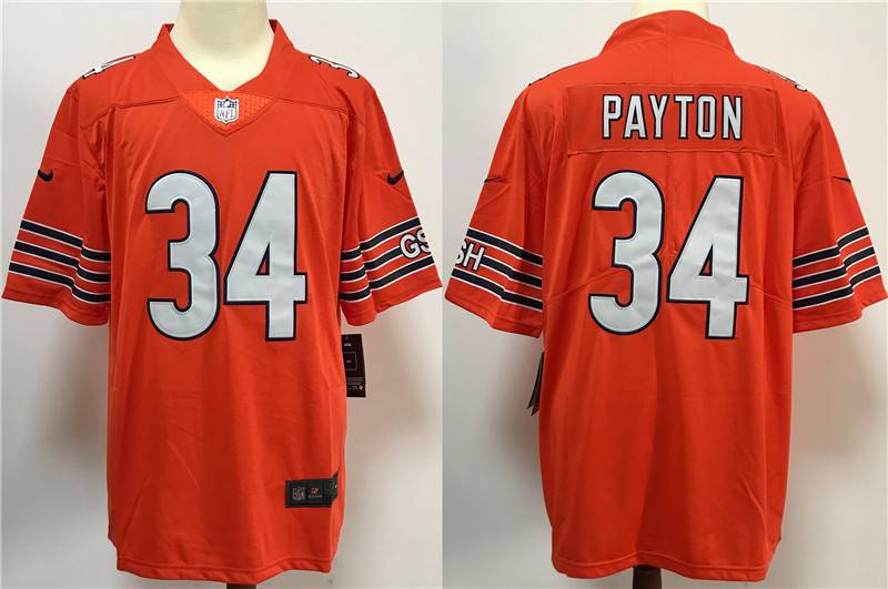 Chicago Bears Orange NFL Jersey