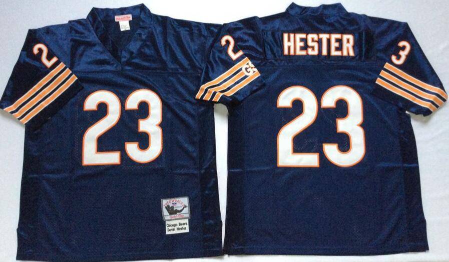 Chicago Bears Dark Blue Retro NFL Jersey