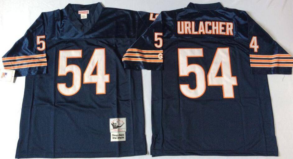 Chicago Bears Dark Blue Retro NFL Jersey