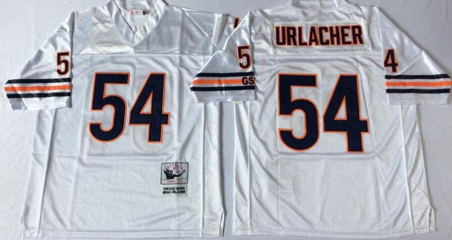 Chicago Bears White Retro NFL Jersey 02