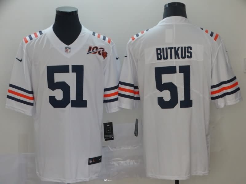 Chicago Bears White NFL Jersey