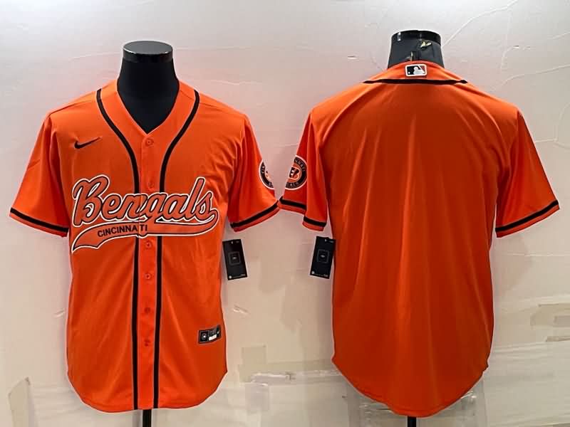 Cincinnati Bengals Orange MLB&NFL Jersey