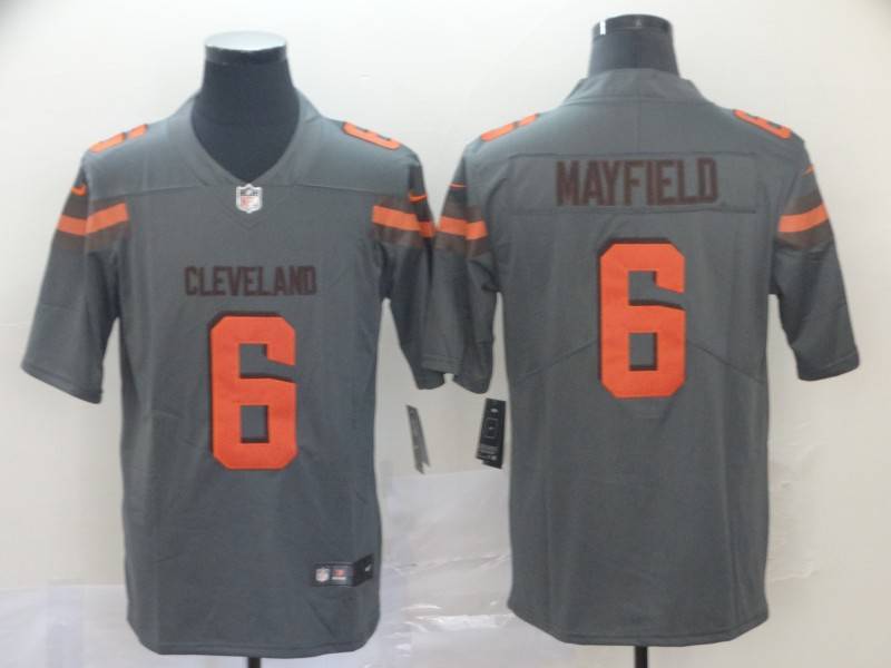 Cleveland Browns Grey Inverted Legend NFL Jersey