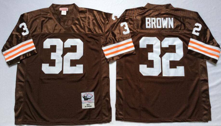 Cleveland Browns Brown Retro NFL Jersey