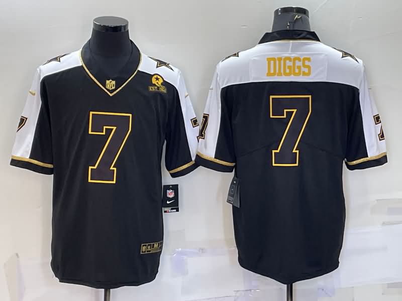 Dallas Cowboys Black Gold NFL Jersey