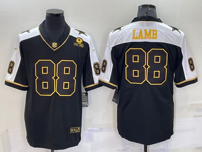 Dallas Cowboys Black Gold NFL Jersey