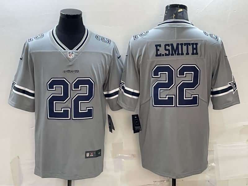 Dallas Cowboys Grey Inverted Legend NFL Jersey