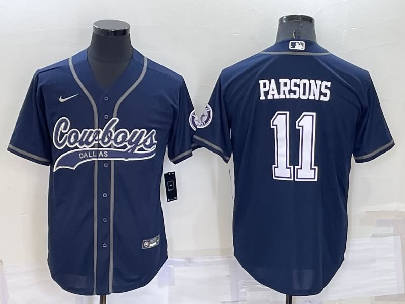 Dallas Cowboys Dark Blue MLB&NFL Jersey