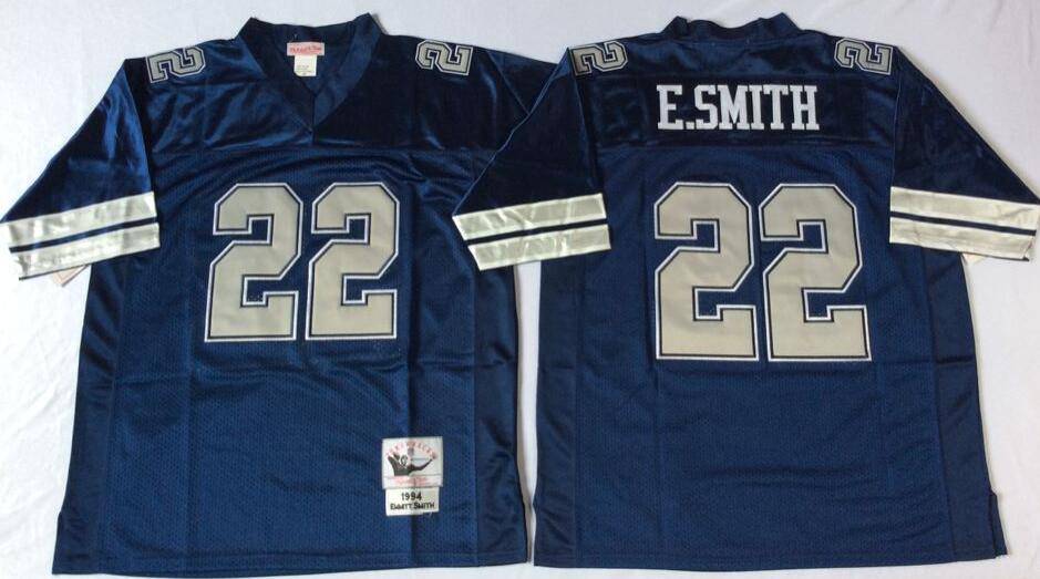 Dallas Cowboys Dark Blue Retro NFL Jersey