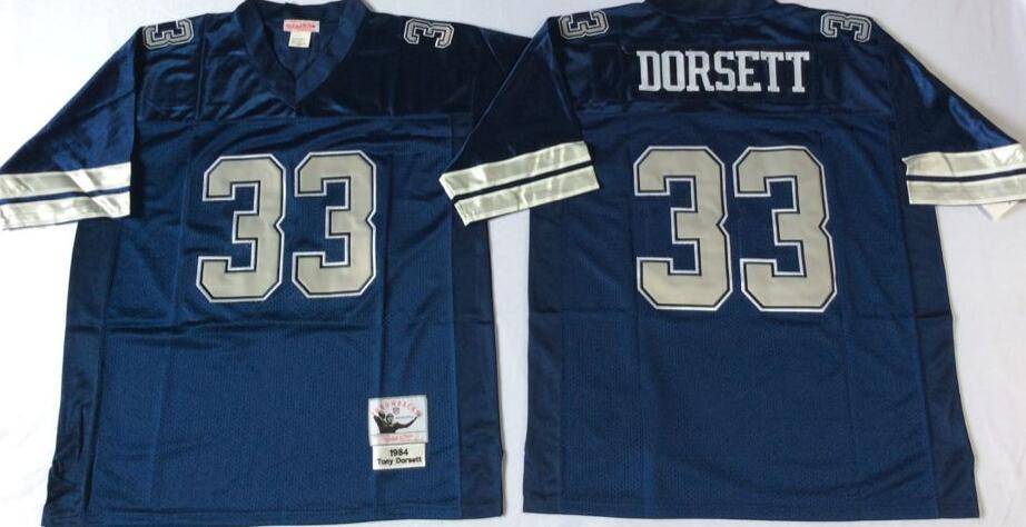 Dallas Cowboys Dark Blue Retro NFL Jersey