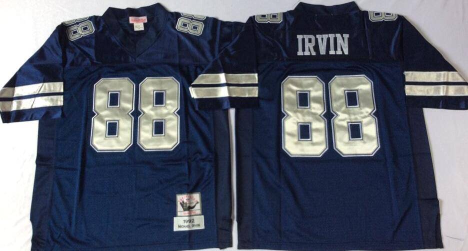 Dallas Cowboys Dark Blue Retro NFL Jersey