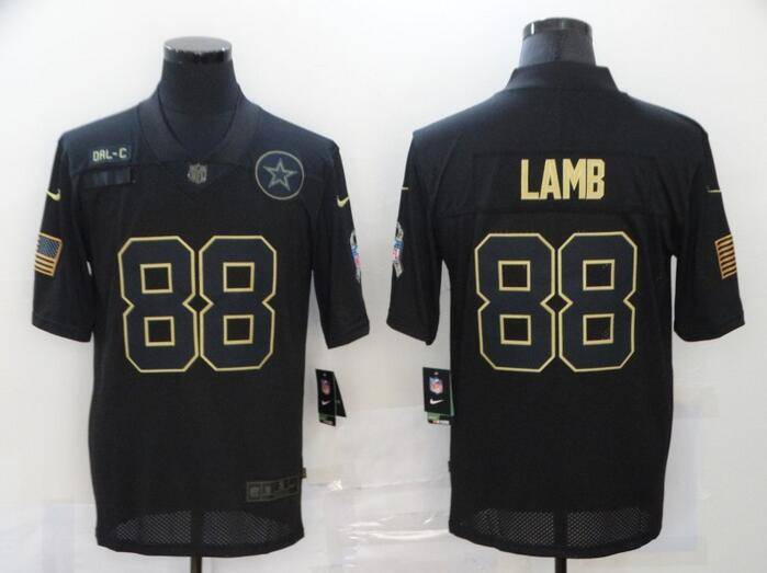 Dallas Cowboys Black Gold Salute To Service NFL Jersey