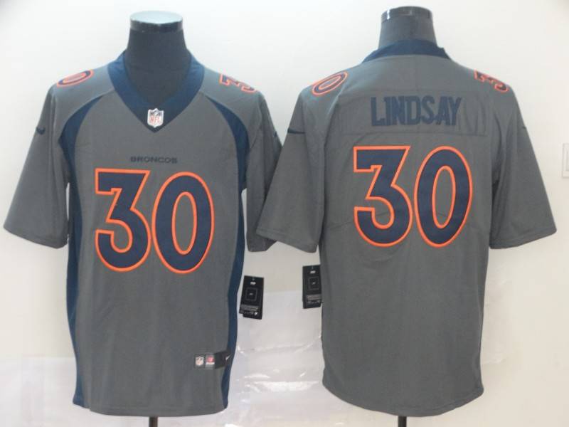 Denver Broncos Grey Inverted Legend NFL Jersey