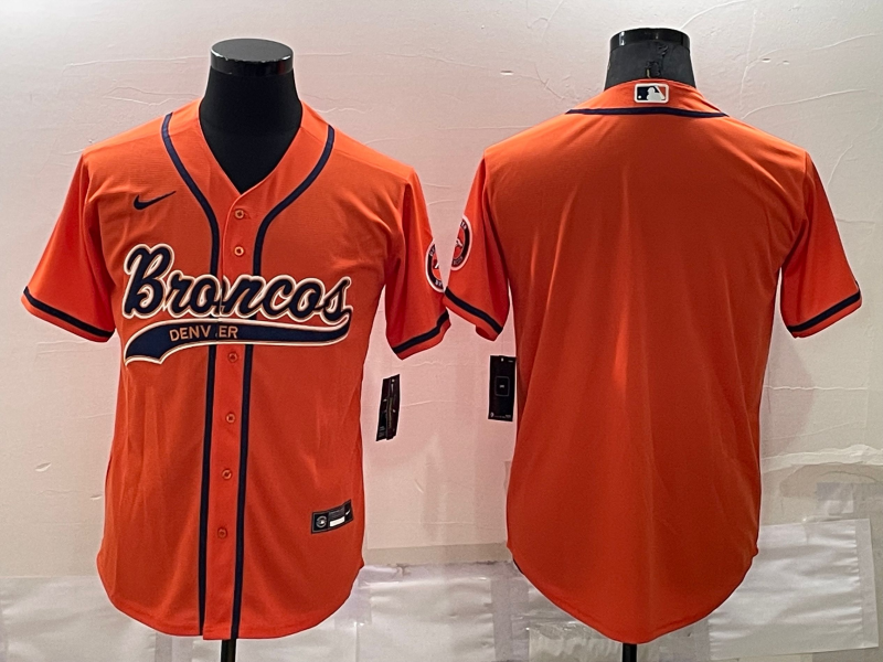 Denver Broncos Orange MLB&NFL Jersey