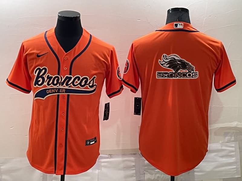 Denver Broncos Orange MLB&NFL Jersey