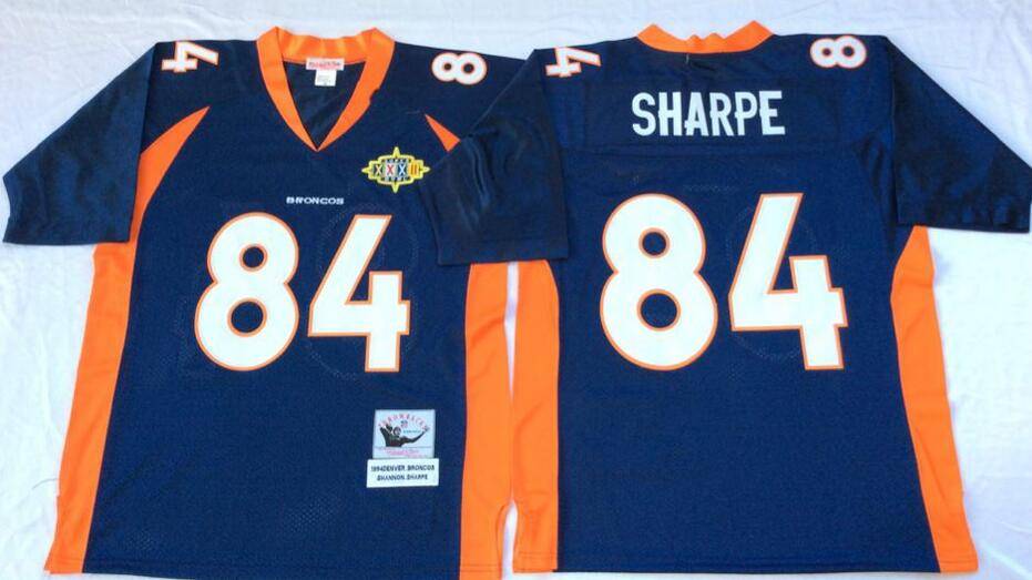 Denver Broncos Dark Blue Retro NFL Jersey