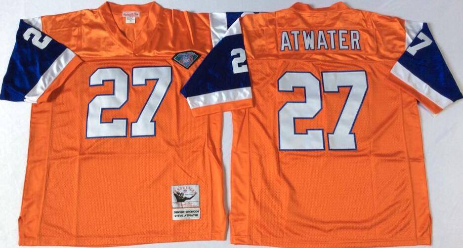 Denver Broncos Orange Retro NFL Jersey