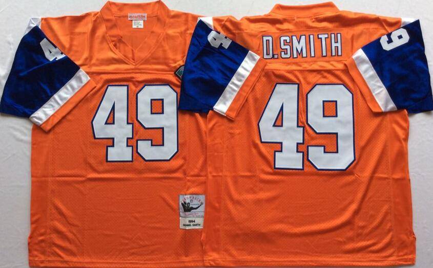 Denver Broncos Orange Retro NFL Jersey