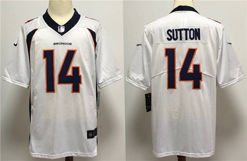 Denver Broncos White NFL Jersey