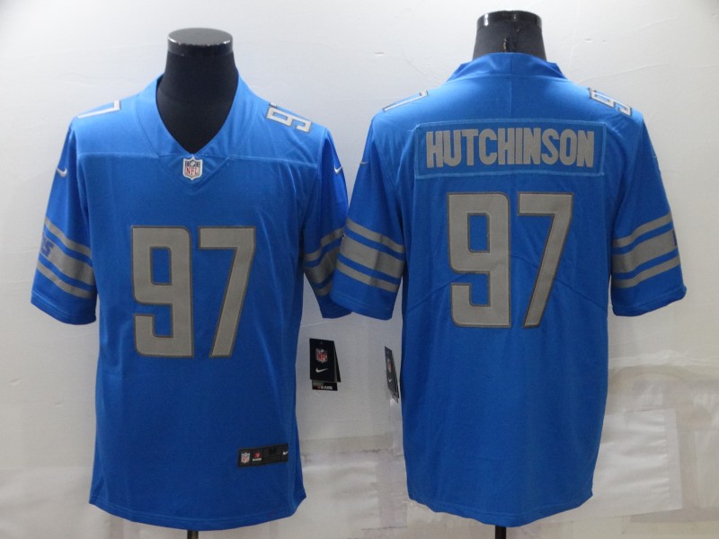 Detroit Lions Blue NFL Jersey