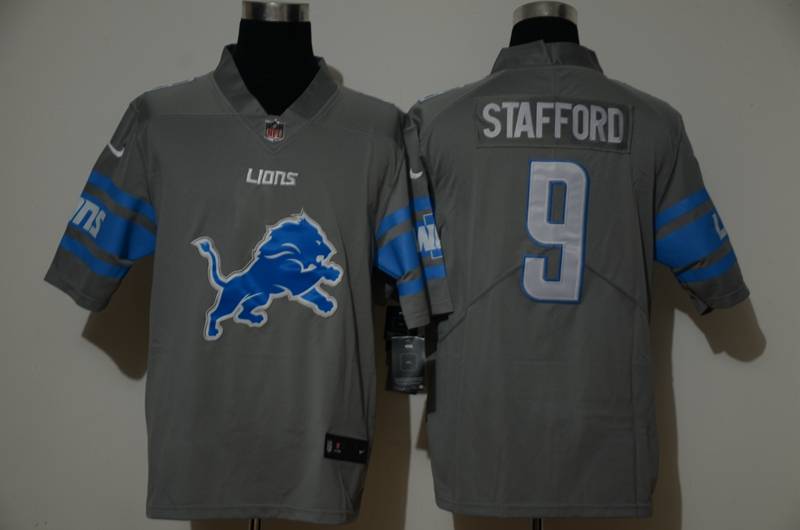 Detroit Lions Grey Fashion NFL Jersey