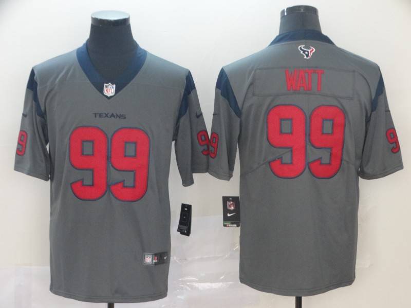 Houston Texans Grey Inverted Legend NFL Jersey