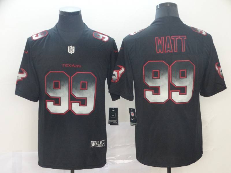 Houston Texans Black Smoke Fashion NFL Jersey