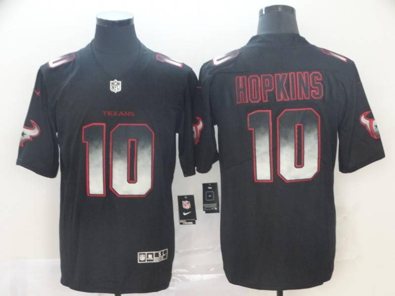 Houston Texans Black Smoke Fashion NFL Jersey