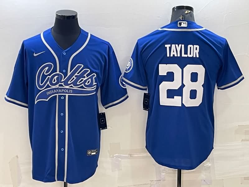 Indianapolis Colts Blue MLB&NFL Jersey