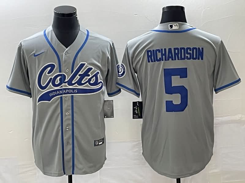 Indianapolis Colts Grey MLB&NFL Jersey