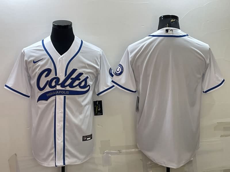 Indianapolis Colts White MLB&NFL Jersey