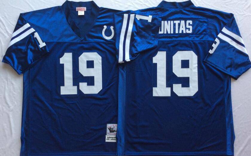 Indianapolis Colts Blue Retro NFL Jersey