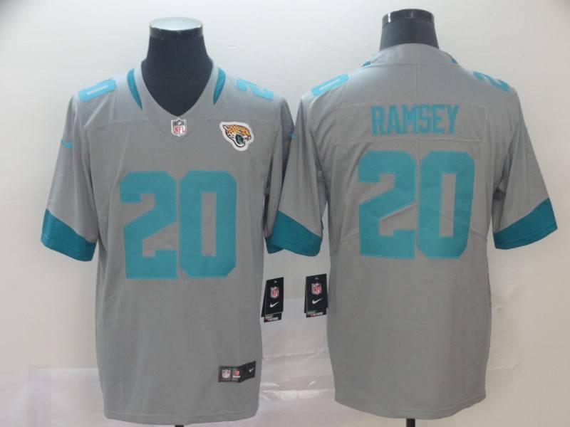 Jacksonville Jaguars Grey Inverted Legend NFL Jersey