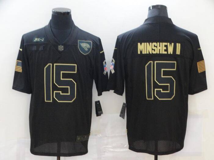 Jacksonville Jaguars Black Gold Salute To Service NFL Jersey